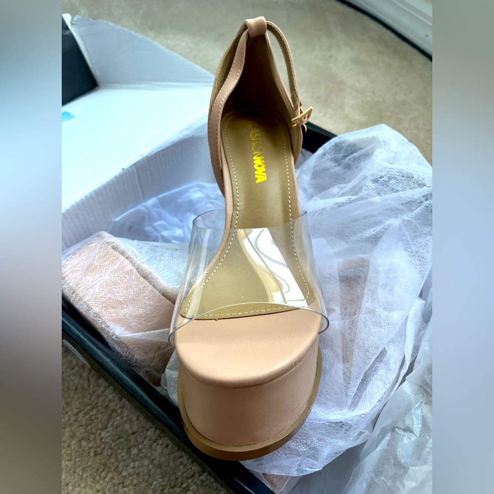 Nude Platform Sandals